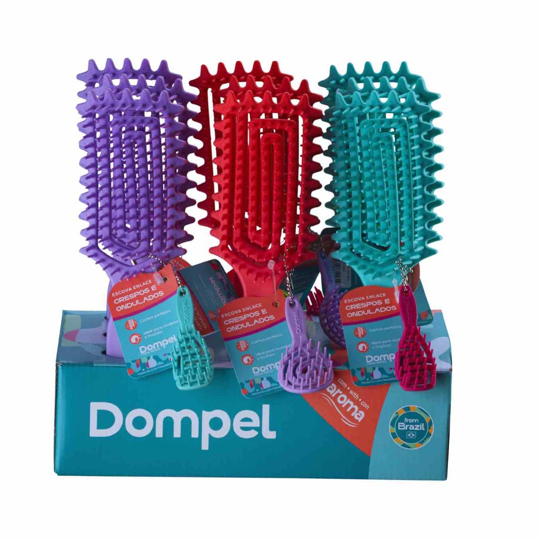 ESCOVA ENLACE 4058 DISPLAY C/ 9UN CORES SORTIDAS DOMPEL