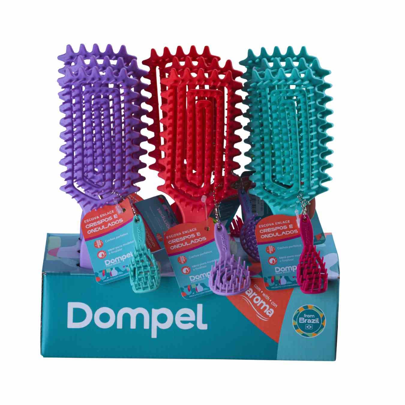 ESCOVA ENLACE 4058 DISPLAY C/ 9UN CORES SORTIDAS DOMPEL