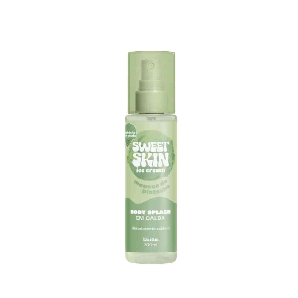 BODY SPLASH EM CALDA MOUSSE DE PISTACHE SWEET SKIN DAILUS