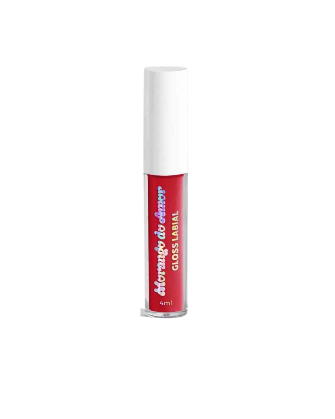 GLOSS LABIAL MORANGO DO AMOR DAILUS COBERTURA CROCANTE