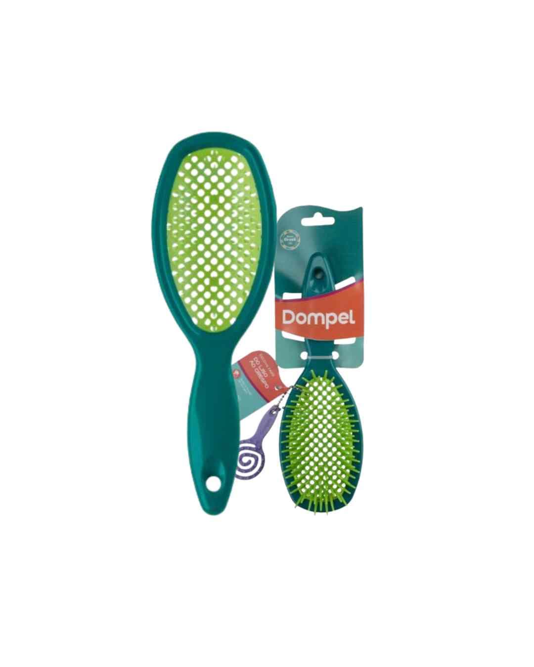 ESCOVA FAVO OVAL 4031 VERDE ESCURO DOMPEL
