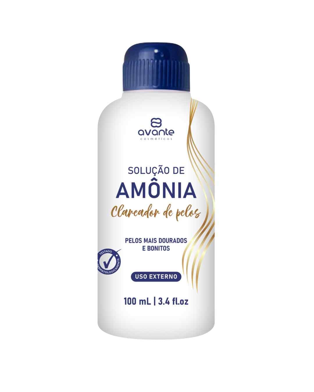 SOLUCAO DE AMONIA CLAREADOR DE PELOS 100ML AVANTE