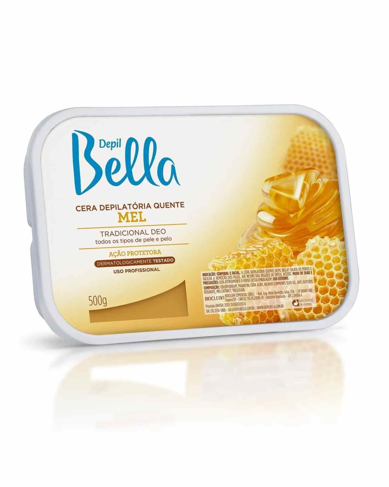 CERA QUENTE DEPILATORIA MEL 500G DEPILBELLA