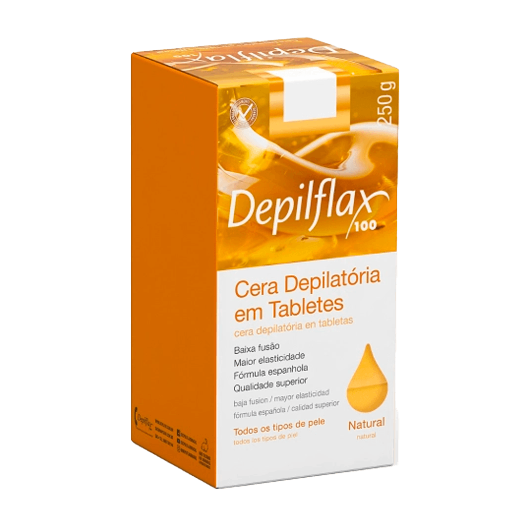 CERA QUENTE DEPILFLAX NATURAL 250G