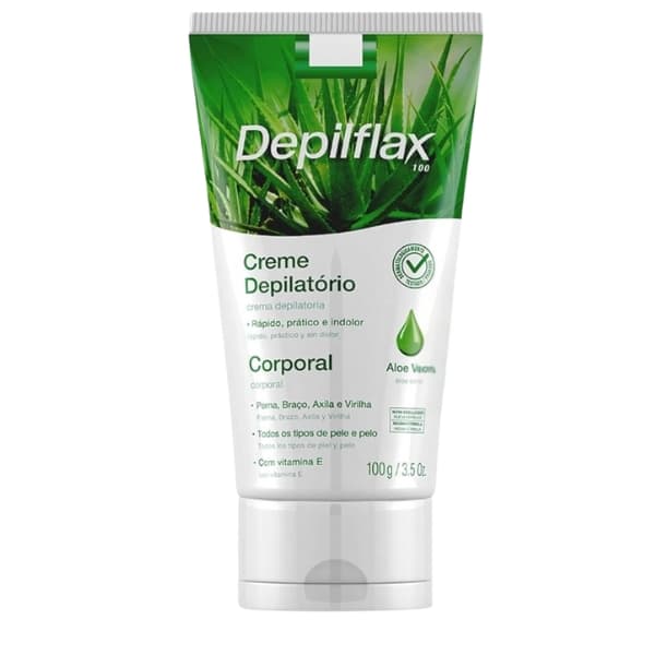 CREME DEPILATORIO CORPORAL DEPILFLAX ALOE VERA 100G