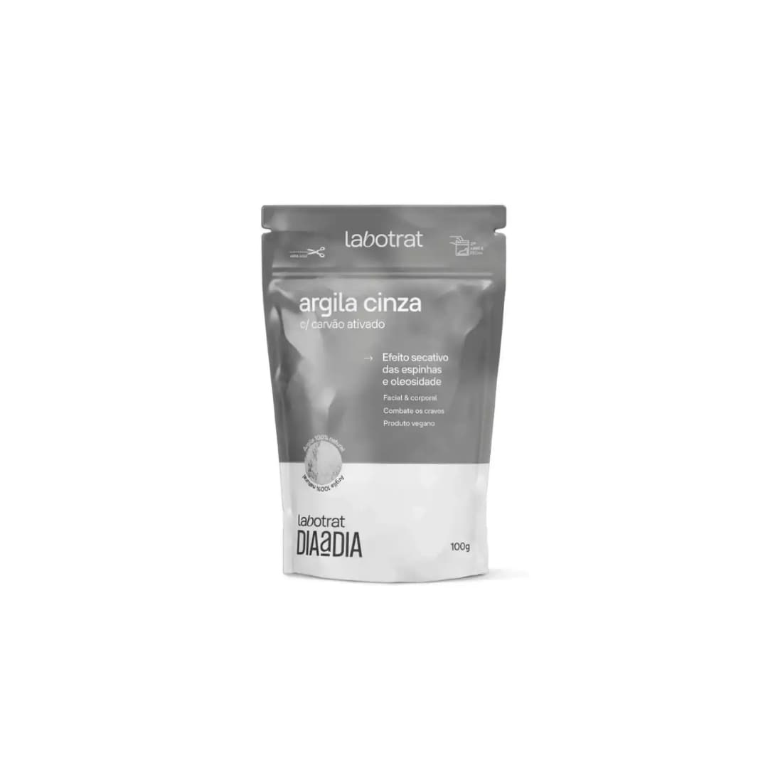 PA070032 ARGILA CINZA C/CARVAO ATIVADO 100GR LABOTRAT