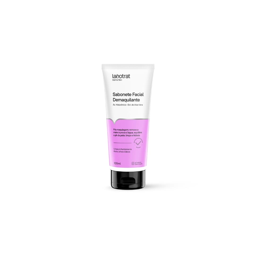 PA120012 SABONETE FACIAL DEMAQUILANTE 4 EM 1 100ML LABOTRAT