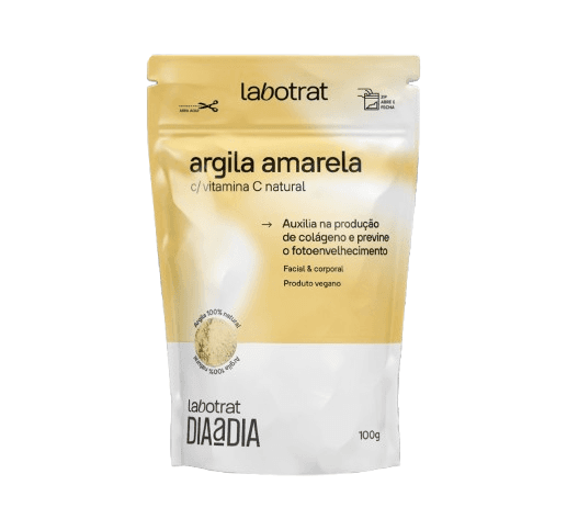 PA070034 ARGILA AMARELA C/ VITAMINA C 100GR LABOTRAT