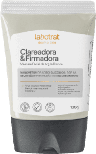 PA060013 MASCARA ARGILA BRANCA CLAREADORA 130GR LABOTRAT