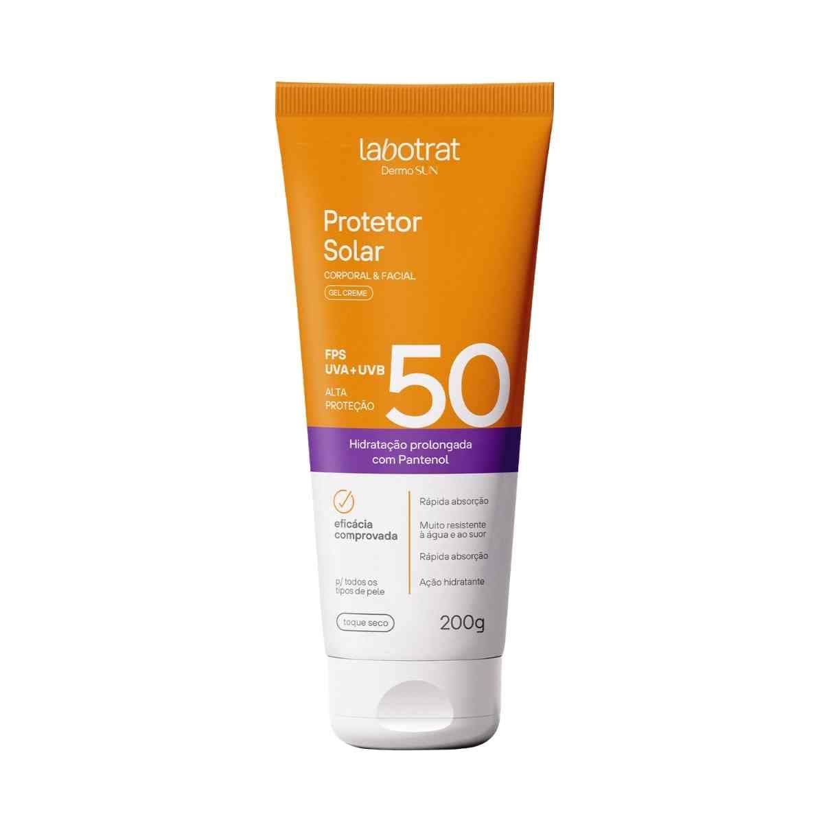PROTETOR CORPORAL FPS 50 DERMO SUN 200G LABOTRAT
