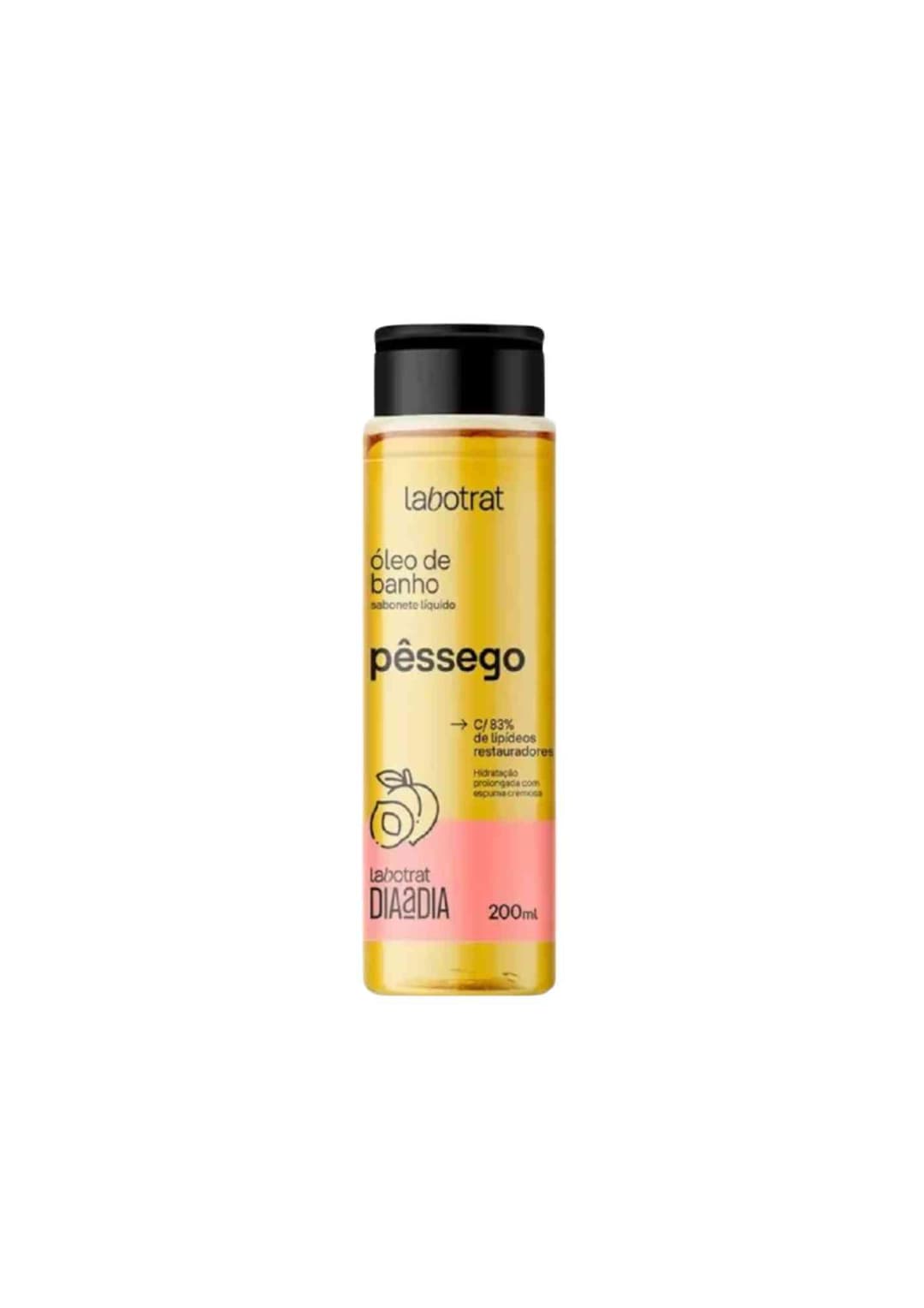 PA3621 SABONETE OLEO DE BANHO PESSEGO 200ML LABOTRAT