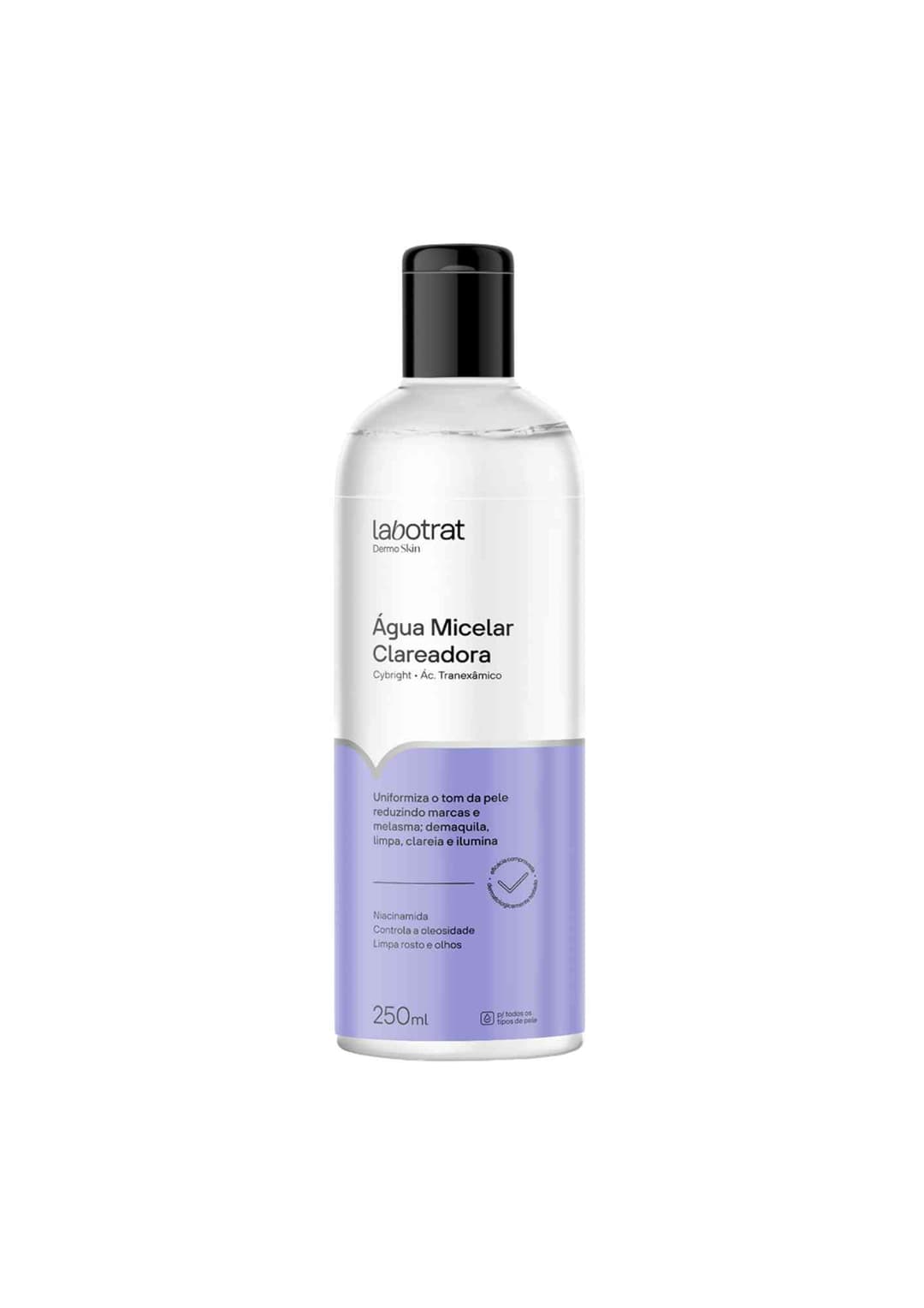 PA3803 AGUA MICELAR CLAREADORA DERMO SKIN 250ML LABOTRAT