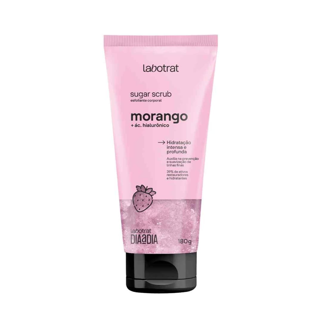 ESFOLIANTE SUGAR SCRUB MORANGO DIA A DIA 180G LABOTRAT
