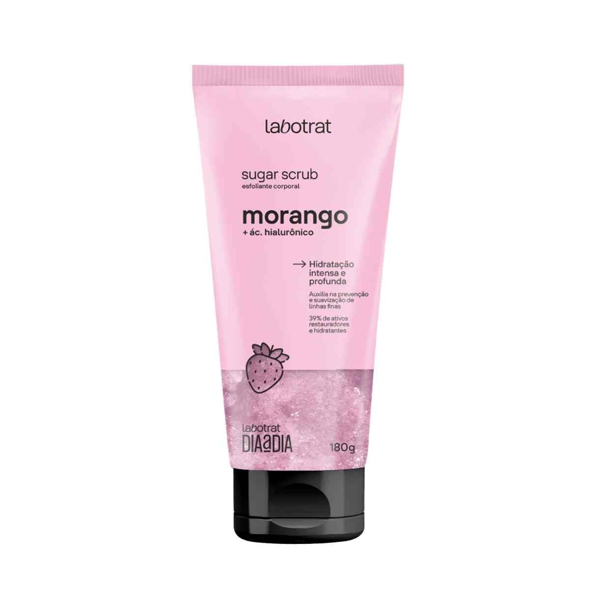 ESFOLIANTE SUGAR SCRUB MORANGO DIA A DIA 180G LABOTRAT
