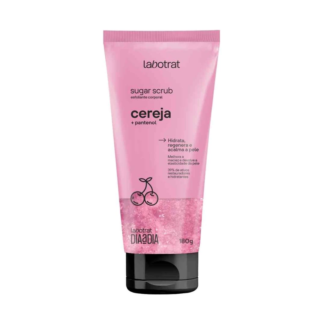 ESFOLIANTE SUGAR SCRUB CEREJA DIA A DIA 180G LABOTRAT