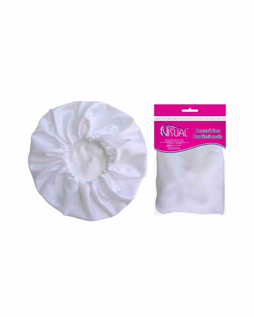 TOUCA CETIM ANTI-FRIZZ BRANCA ONE SIZE 2101 NOVO VISUAL