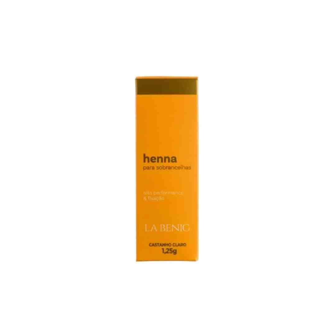 KIT HENNA LA BENIG CASTANHO CLARO 1.25G