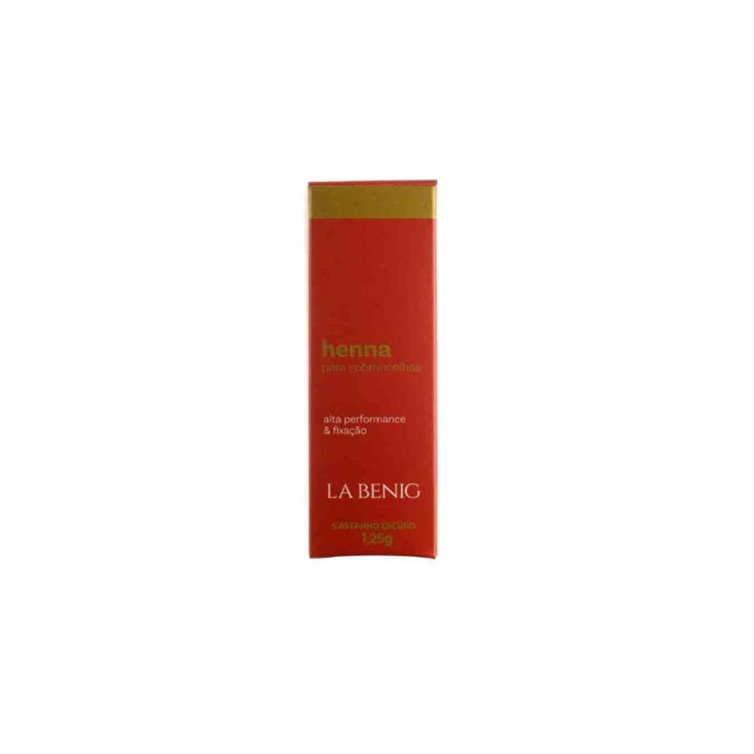 KIT HENNA LA BENIG CASTANHO ESCURO 1.25G