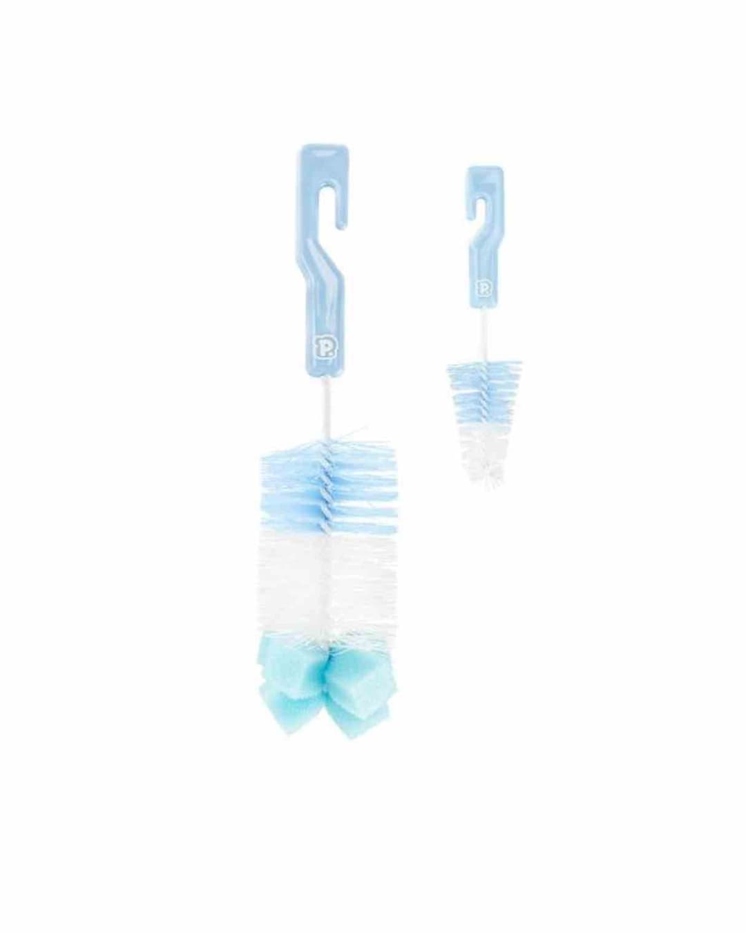KIT ESCOVA DE MAMADEIRAS C/ESPONJA AZUL PIMPOLHO