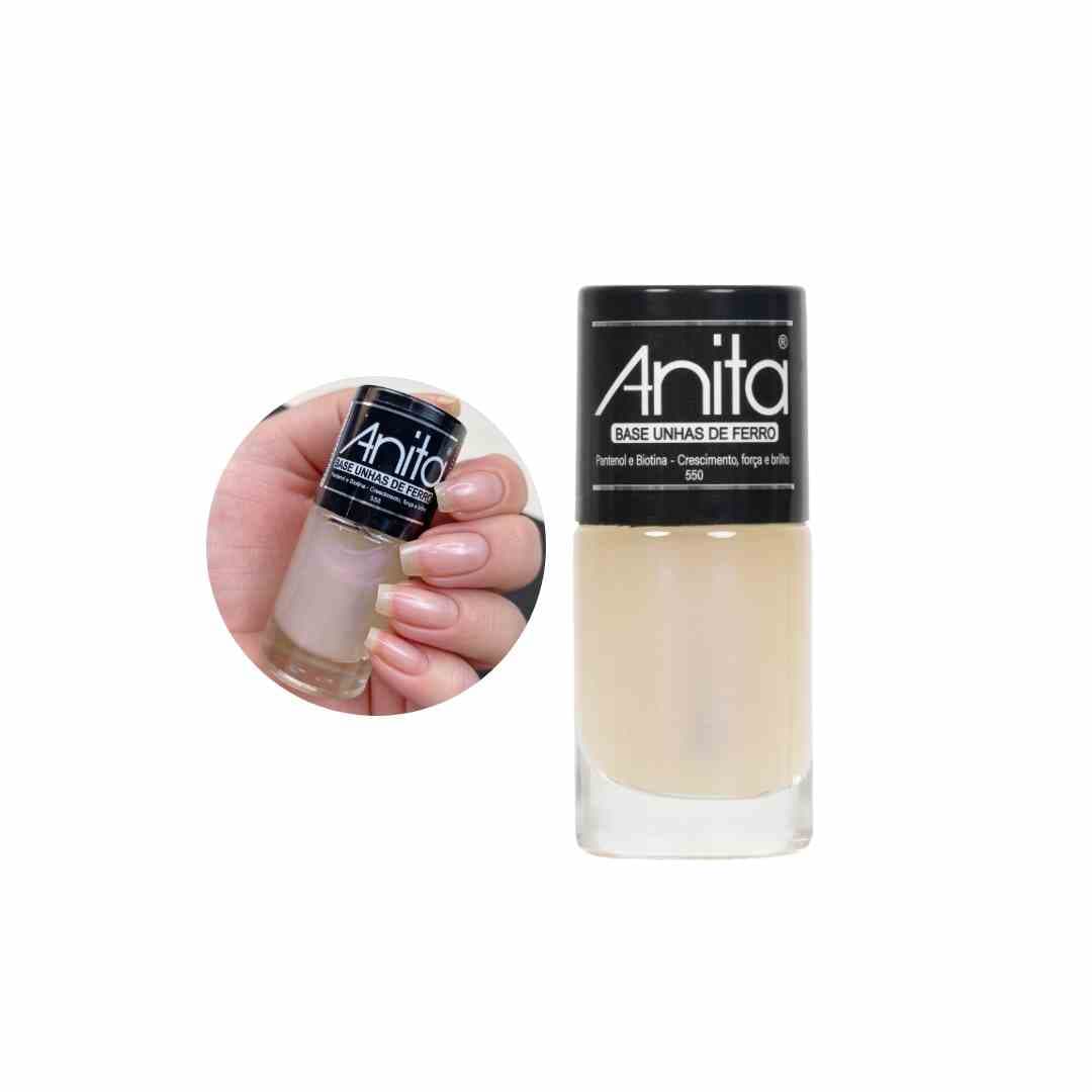 550 ESMALTE ANITA BASE UNHAS DE FERRO CX/6