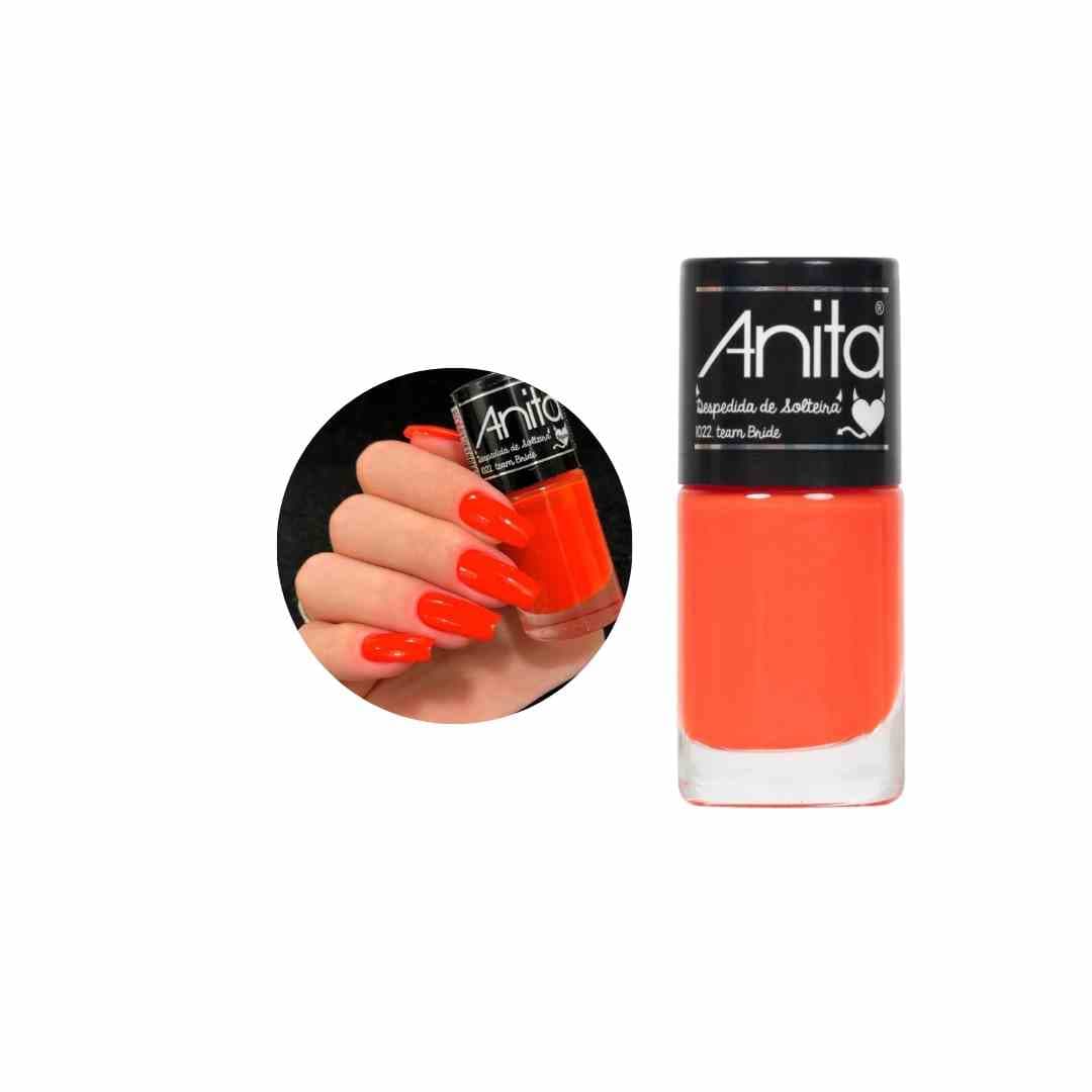 1022 ESMALTE ANITA TEAM BRIDE VERMELHO CX/6