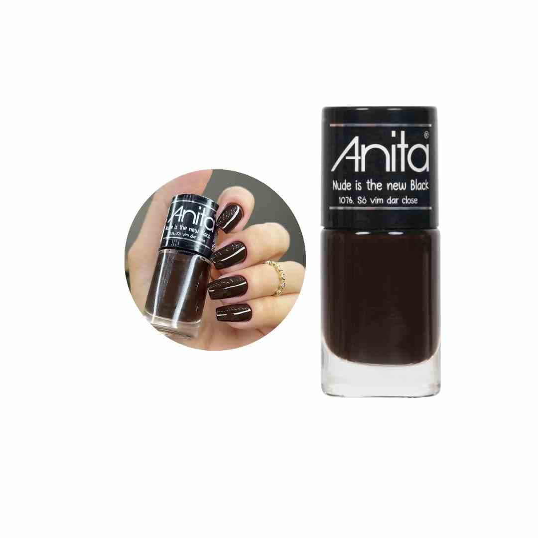 1076 ESMALTE ANITA SO VIM DAR CLOSE MARROM CX/6