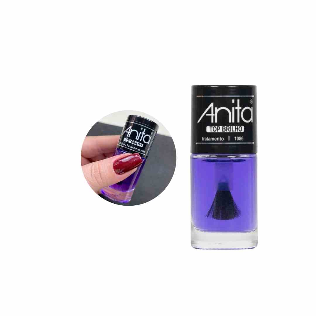 1086 ESMALTE ANITA TOP BRILHO TRATAMENTO CX/6