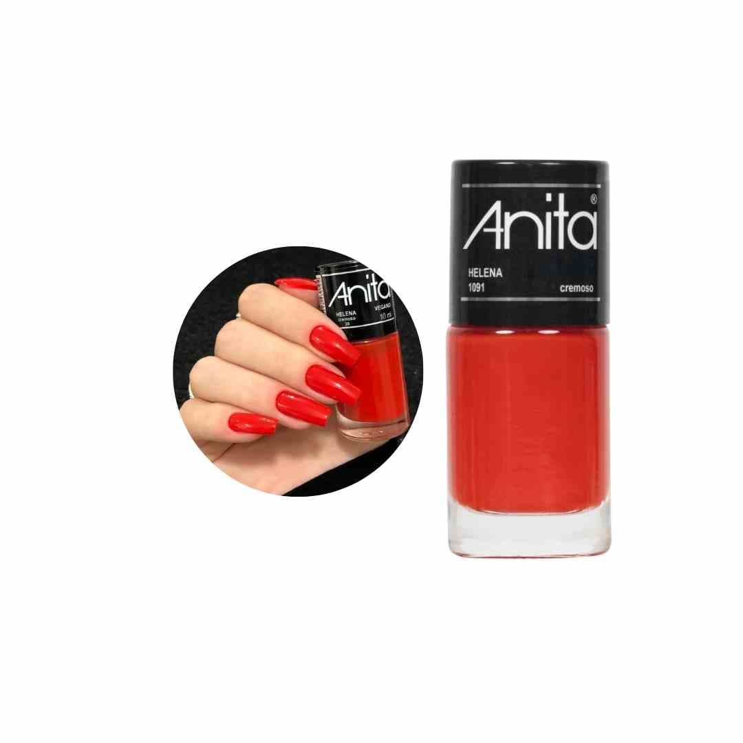 1091 ESMALTE ANITA HELENA CREMOSO VERMELHO CX/6
