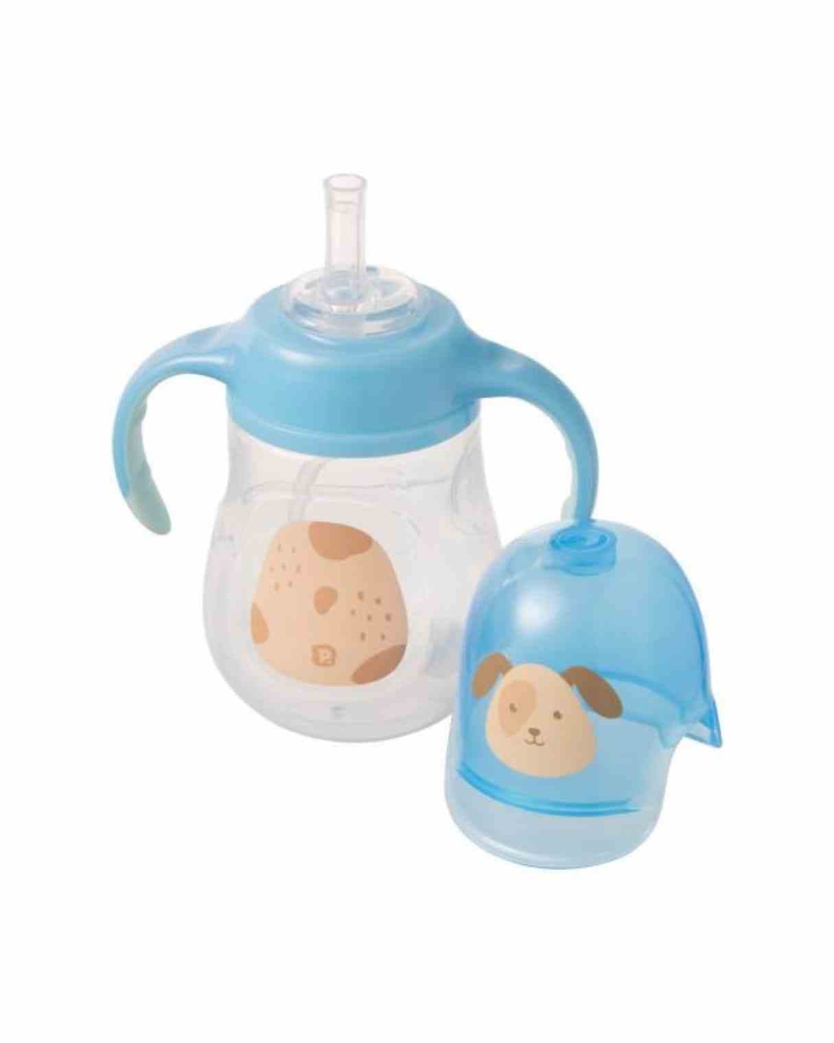 COPO TREIN ALCA TAMPA 280ML CACHORRO AZUL PIMPOLHO