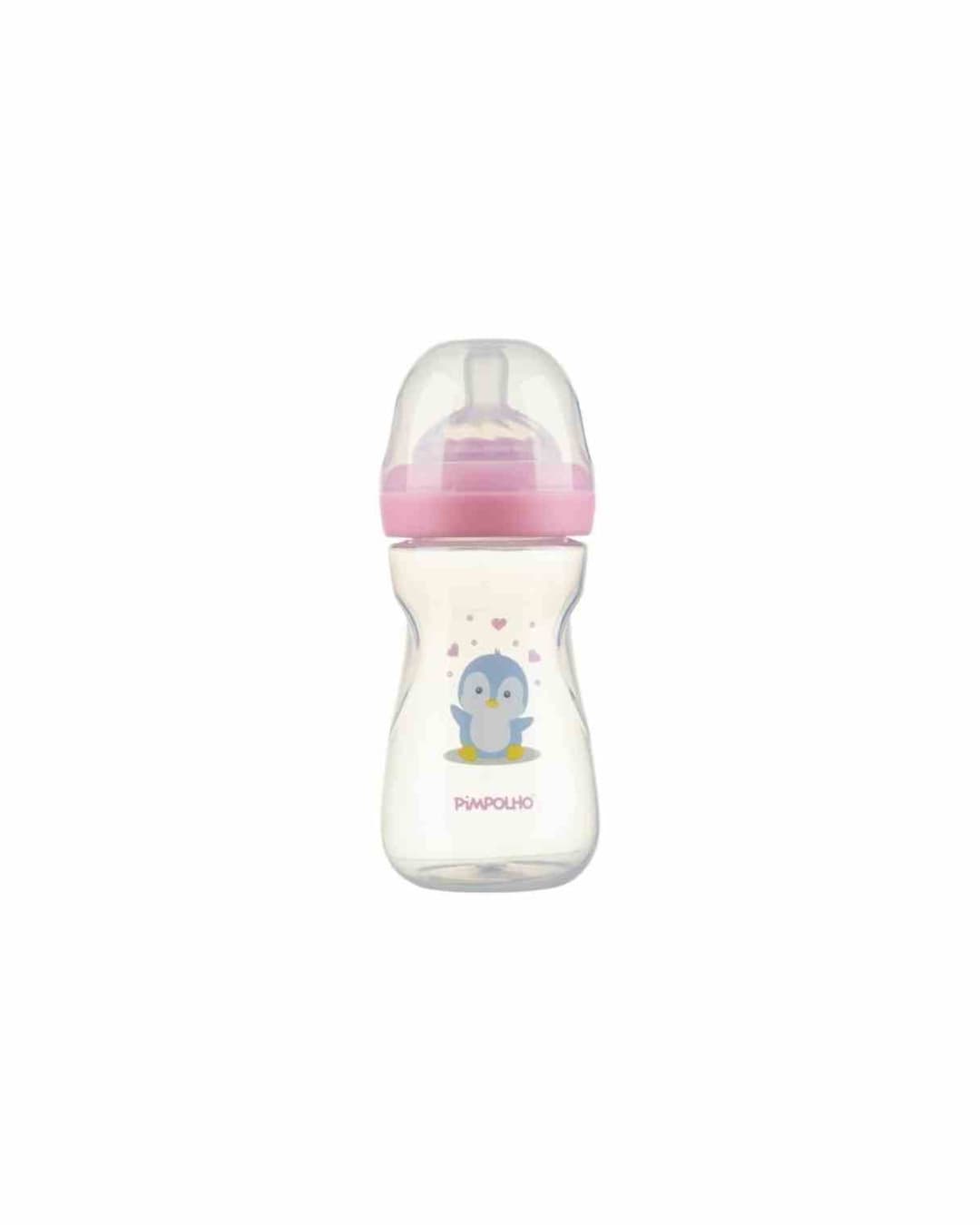 0301488-01 MAMADEIRA SERENA PINGUIM ROSA 260ML PIMPOLHO