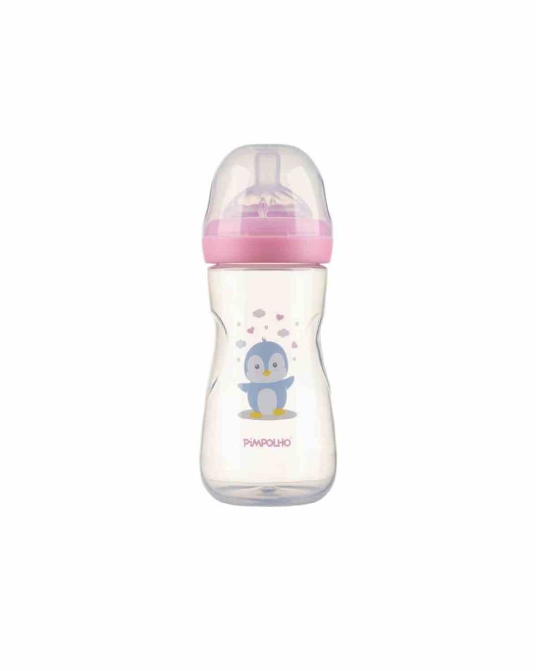 0301489-01 MAMADEIRA SERENA PINGUIM ROSA 330ML PIMPOLHO