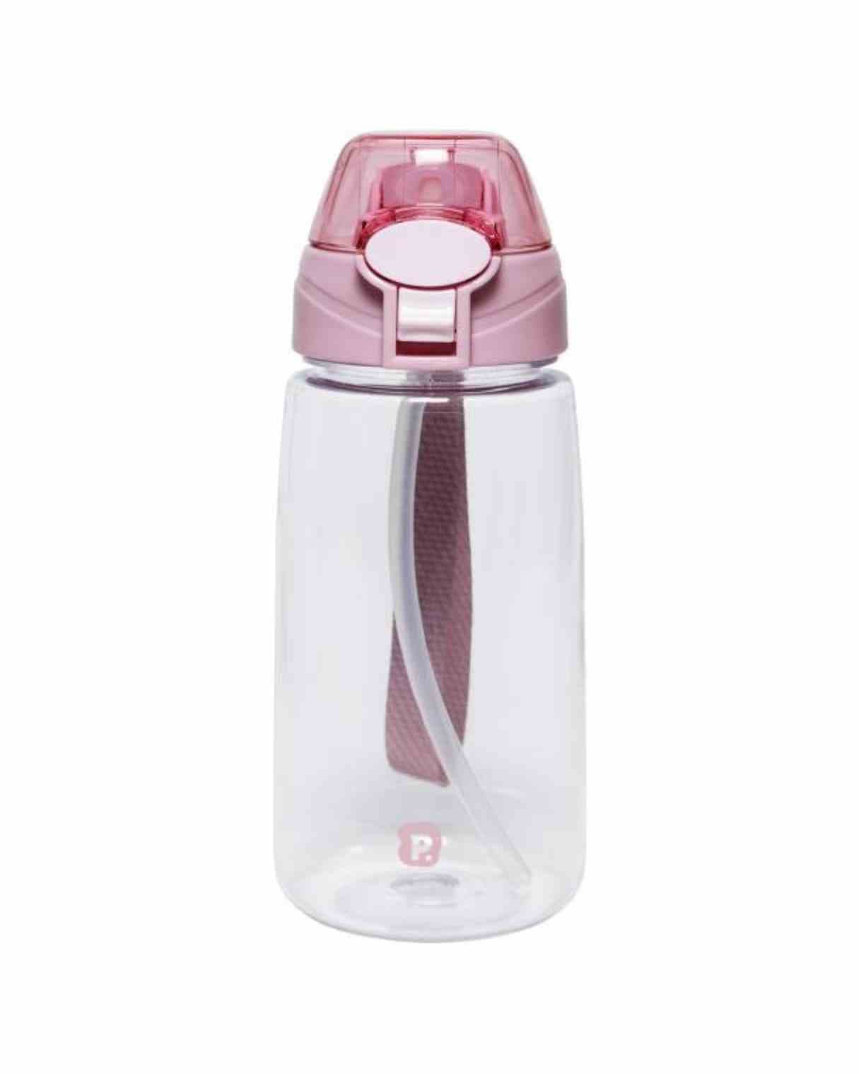 0301567-01 GARRAFA BICO ERGONOMICO ROSA 500ML PIMPOLHO