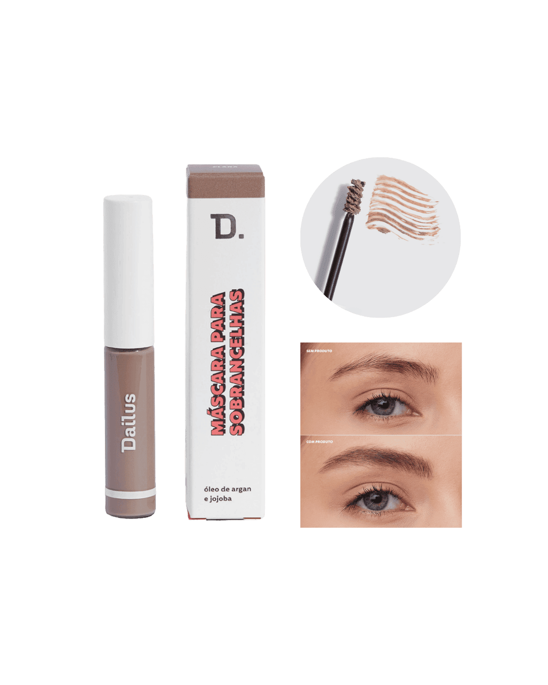 MASCARA DE SOBRANCELHAS DAILUS CLARA