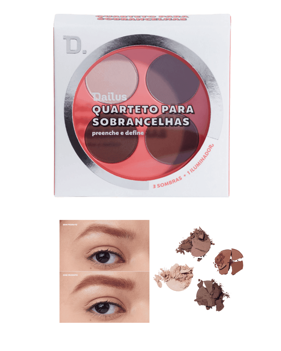 QUARTETO PARA SOBRANCELHAS DAILUS