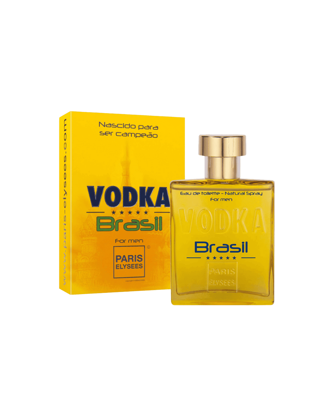 PERFUME VODKA BRASIL AMARELO 100ML PARIS ELYSEES