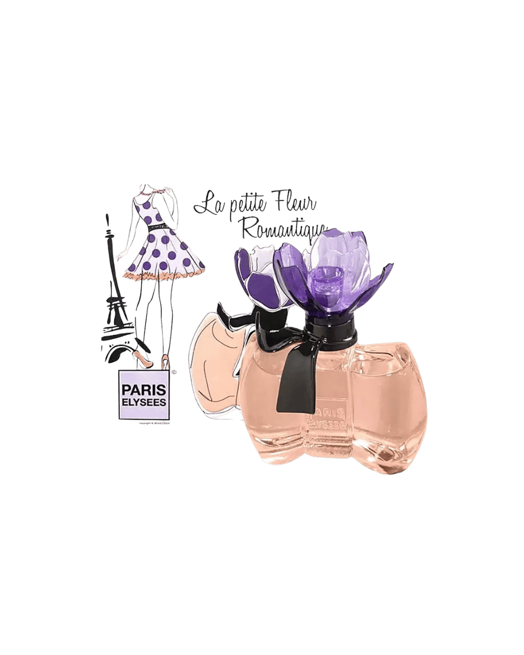 PERFUME LA PETITE FLEUR ROMANTIQUE 100ML PARIS ELYSEES
