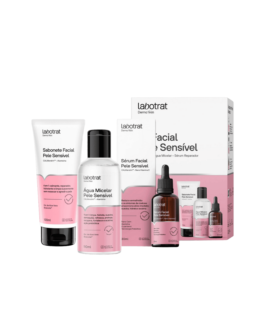 PA150038 KIT FACIAL PELE SENSIVEL C/3 ITENS LABOTRAT