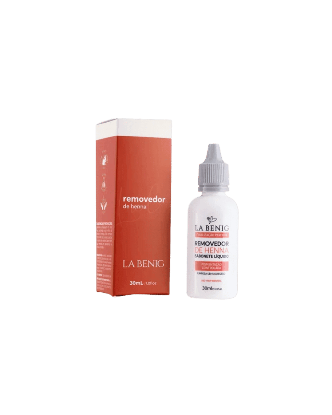 REMOVEDOR DE HENNA SOBRANCELHAS 30ML LA BENIG