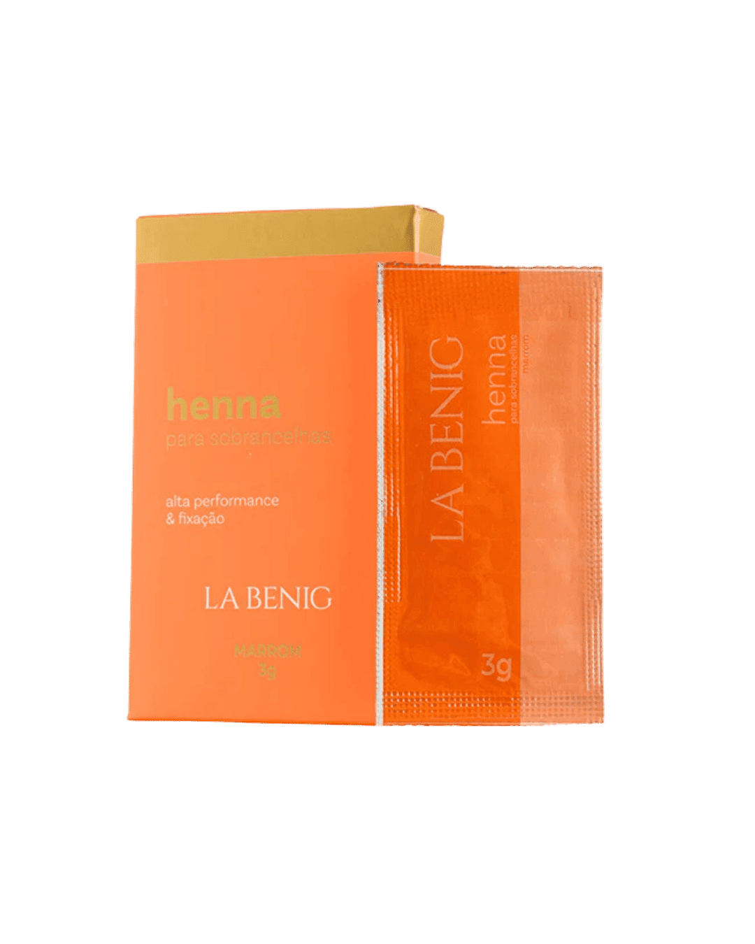 HENNA LA BENIG REFIL MARROM