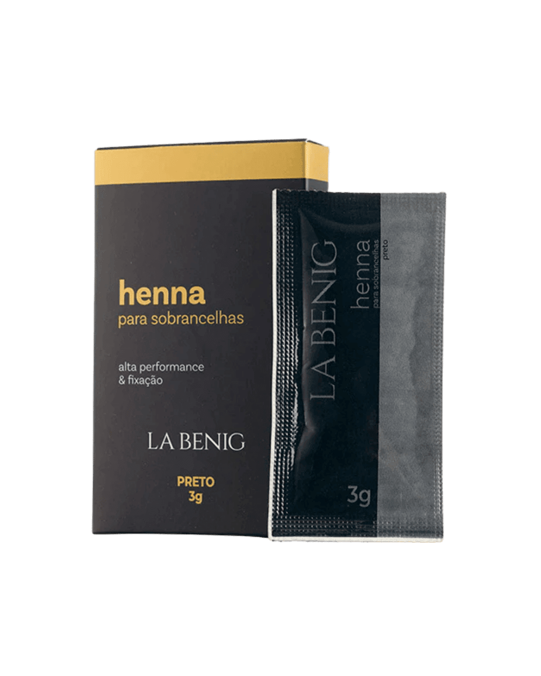 HENNA LA BENIG REFIL PRETO