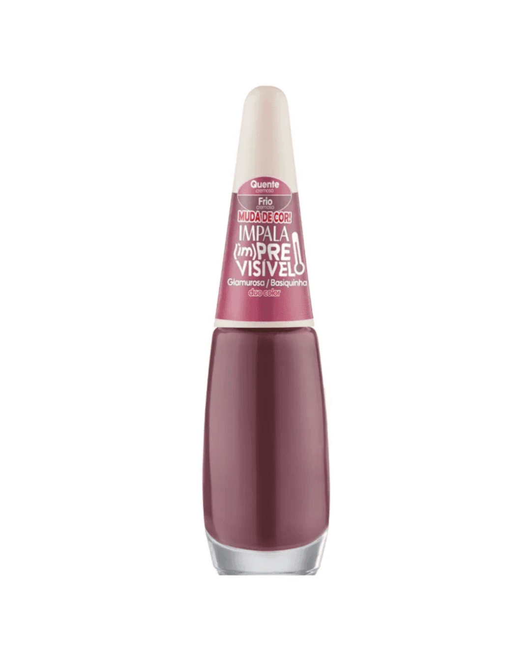 ESMALTE IMPALA IMPREVISIVEL 962 GLAMU BASIQUINHA 7,5ML CX/06