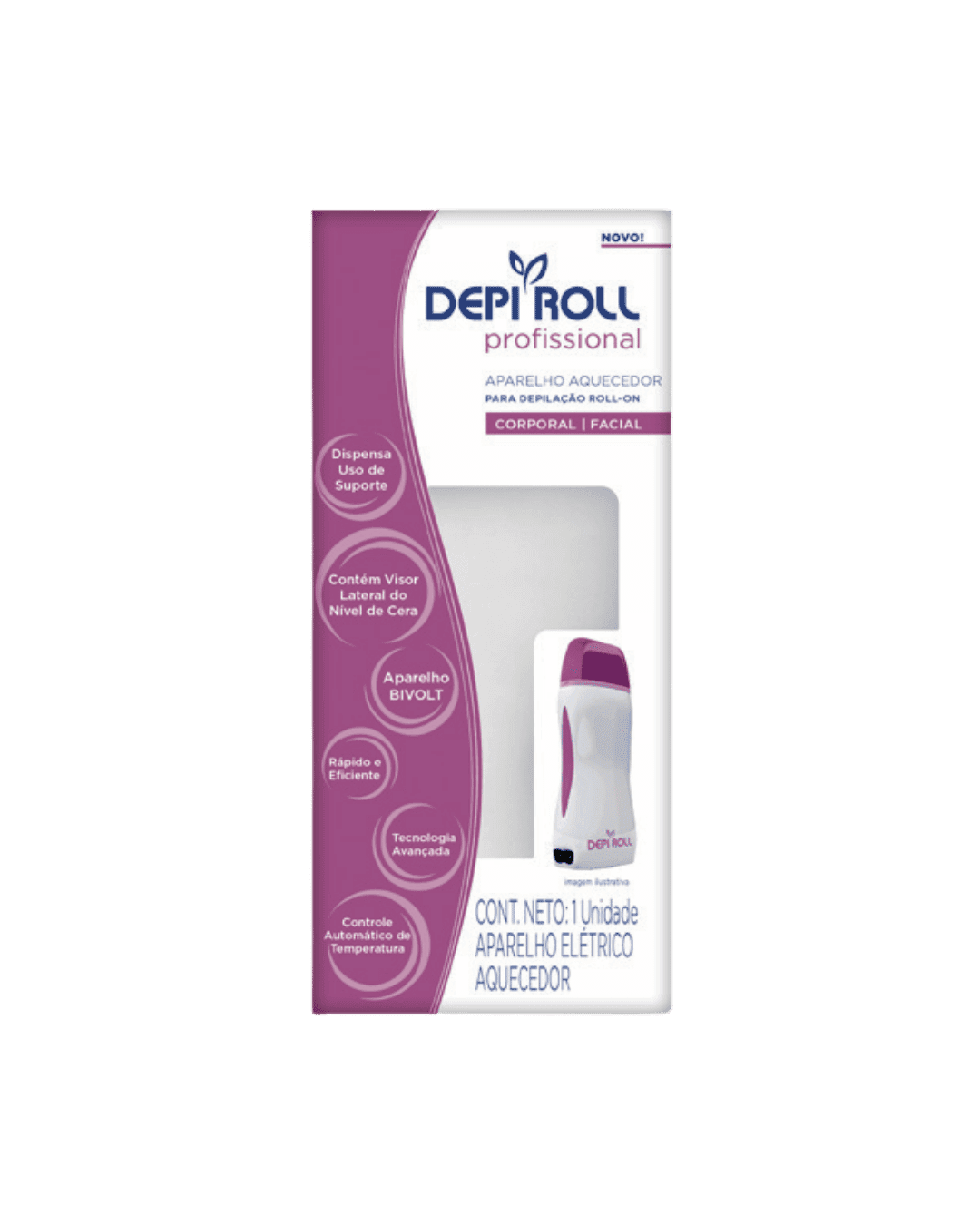 APARELHO AQUECEDOR P/ CERA ROLL-ON DEPIROLL
