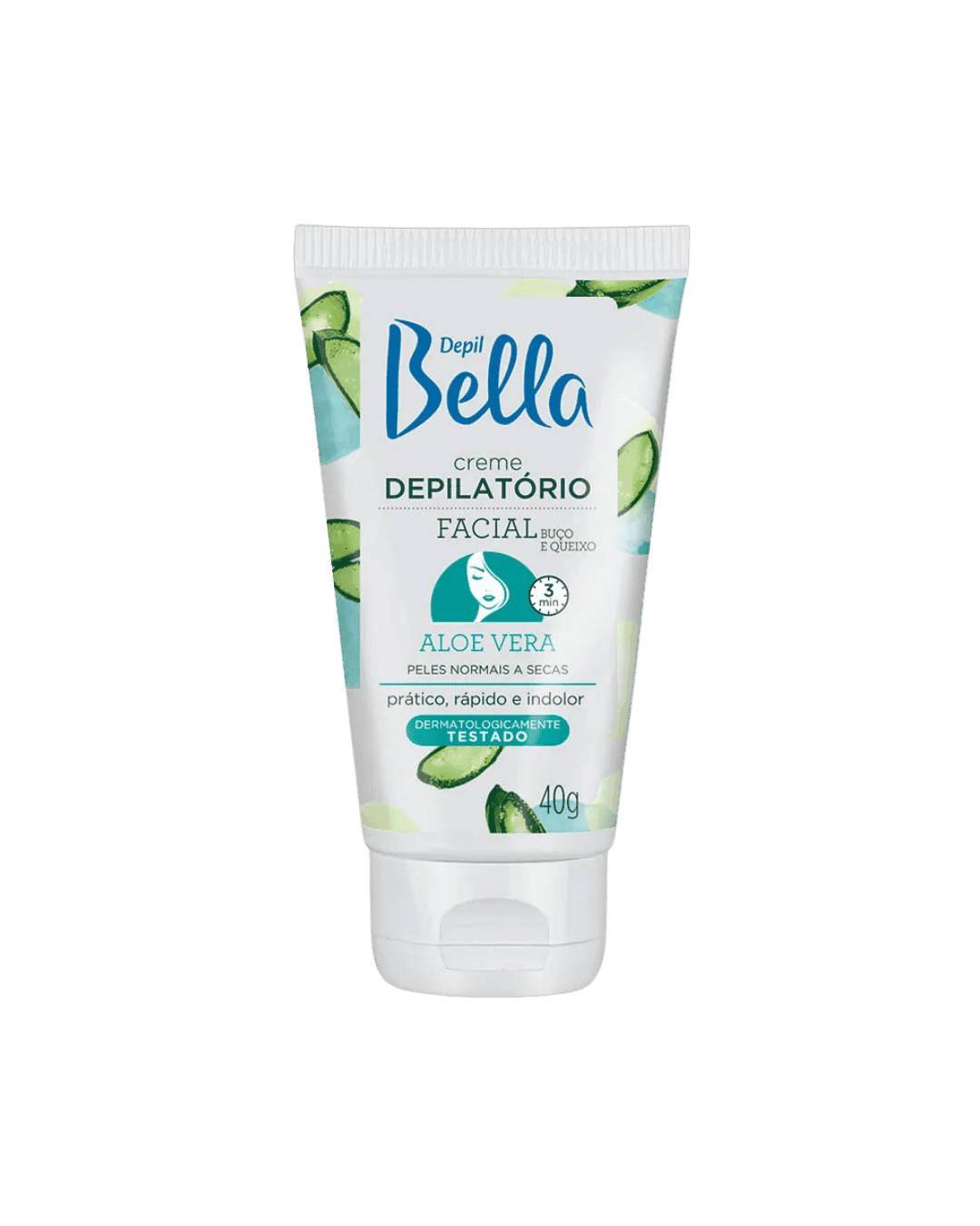 CREME DEPILATORIO FACIAL ALOE VERA 40G DEPILBELLA