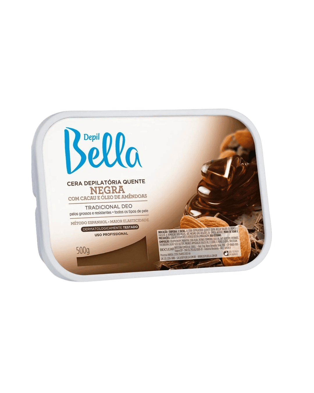 CERA QUENTE DEPILATORIA NEGRA 500G DEPILBELLA