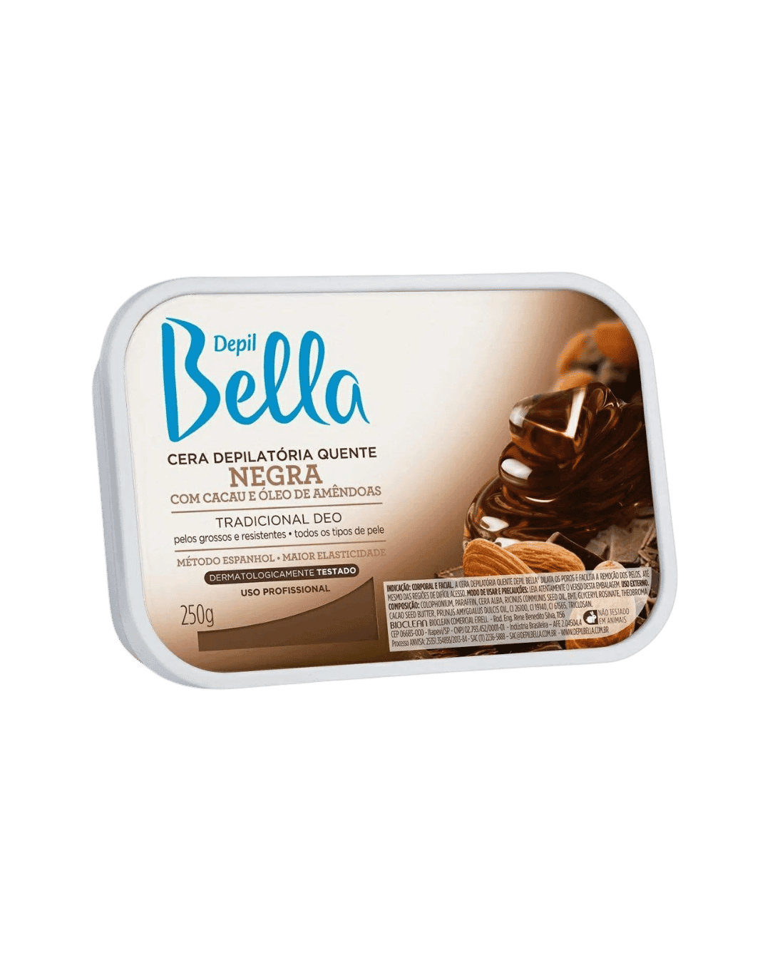 CERA QUENTE DEPILATORIA NEGRA 250G DEPILBELLA