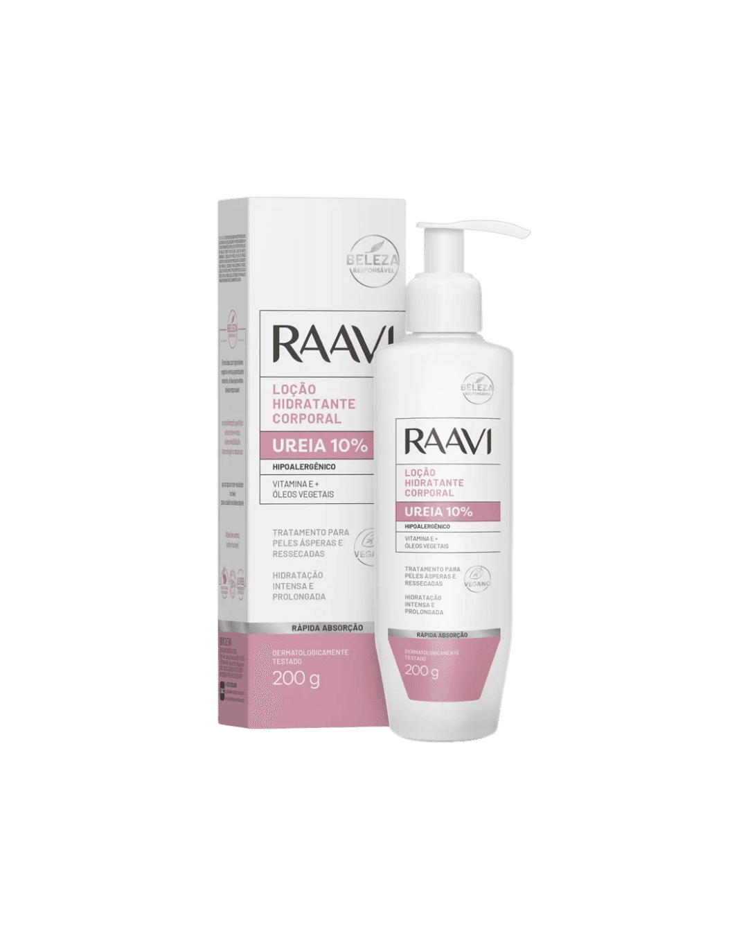 LOCAO HIDRATANTE CORPORAL UREIA 10 200G RAAVI